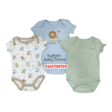 Load image into Gallery viewer, Baby Boy Bodysuit ( 3pcs) Millie &amp;Myles Just Roll
