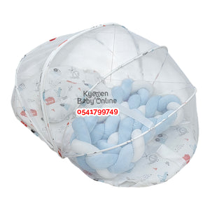 Baby Bed (Co Sleeper / Sound Sleep Bed With Net And Spiral Bumper)