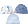 Load image into Gallery viewer, Baby Hat 3Pcs (Hudson Baby Elephant) 0-6m - Kyemen Baby Online
