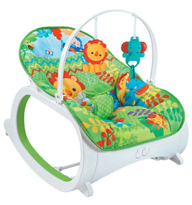 Unique Rocker (Newborn-To- Toddler Portable Rocker) FitchBaby 0047 Green