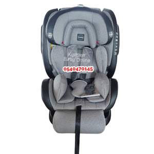 Baby Car Seat (Kidilo 360° Rotation KBH308 Pro) Light Grey