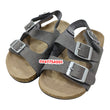 Load image into Gallery viewer, Baby Birkenstock Sandals (Old Navy) Dark Grey (12-18) - Kyemen Baby Online
