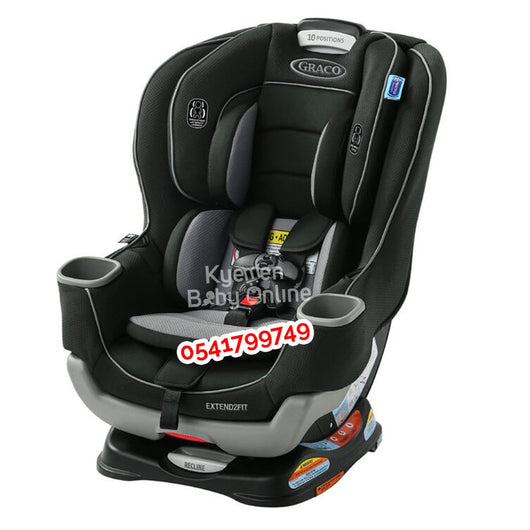 Baby Car Seat (Graco Extend2Fit Car Seat) Black - Kyemen Baby Online