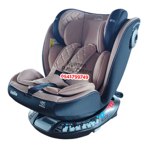 Baby Car Seat (Kidilo 360° Rotation G406) Khaki