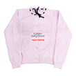 Load image into Gallery viewer, Baby Sweater/ Cardigan (Pink With Black)
