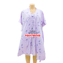 Load image into Gallery viewer, Breastfeeding Nighty With Coat / Front Open/ Yimiasha (Valley)
