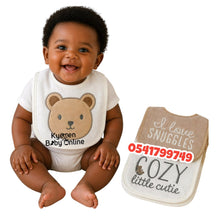 Load image into Gallery viewer, Baby Bib 3Pcs Hudson Baby (Cozy) - Kyemen Baby Online
