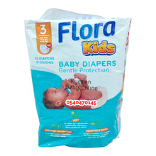 Load image into Gallery viewer, Baby Diapers (Flora Kids) Small - Kyemen Baby Online
