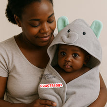 Load image into Gallery viewer, Hooded Towel (Hudson Baby) - Kyemen Baby Online
