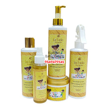 Load image into Gallery viewer, Mmofra Hair Set A (Jay Fanks) Shampoo (250ml) Detangler (250ml) Oil (100ml) Hair Butter (150ml) Conditioner (250ml)
