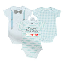 Load image into Gallery viewer, Baby Boy BodySuit (3pcs) Gator - Kyemen Baby Online
