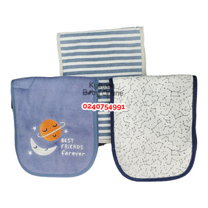 Baby Burp Cloth (Hudson Baby) 3pcs