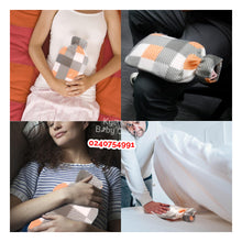 Load image into Gallery viewer, Hot Water Bottle With Fleece Cover / Pain Relief Bottle - Kyemen Baby Online
