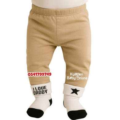 Baby Boy Socks 3 Pairs 6-12 Months (Hudson Baby) Daddy - Kyemen Baby Online