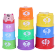 Load image into Gallery viewer, Baby Toy (Rainbow Stacking Cups 10pcs - G109) 10M+ - Kyemen Baby Online
