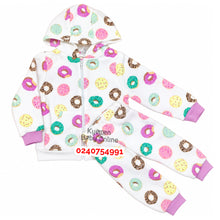 Load image into Gallery viewer, Wholesale - Baby Pant With Hooded Cardigan (Donuts) - Kyemen Baby Online
