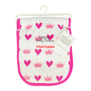 Baby Burp Cloth (Hudson Baby) 3pcs