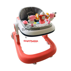 4-in -1 Baby Walker With Music, Push Walker, Feeding Table and Interactive Toys (Baby Walker 510) - Kyemen Baby Online