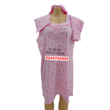 Load image into Gallery viewer, Breastfeeding Nightwear With Inner, Bonnets,Hat And Cotsheet (Bebe And Mama Floral) - Kyemen Baby Online

