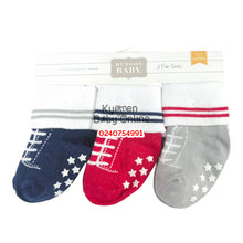 Load image into Gallery viewer, Baby Boy 3pcs  socks Hudson) Baby )Red Cross - Kyemen Baby Online
