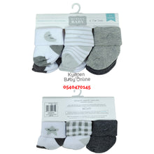 Load image into Gallery viewer, Baby Boy Socks 6pcs (Hudson Baby)Moona 0-3m
