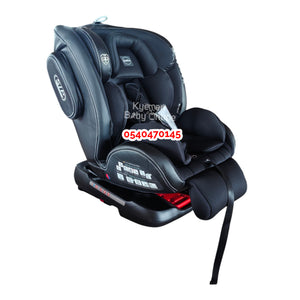 Baby Car Seat (Kidilo 360° Rotation KBH308 Pro) Black