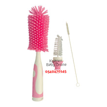 Load image into Gallery viewer, Baby Silicone Bottle Brush With Straw Brush And Suction (Dr. Annie's) - Kyemen Baby Online
