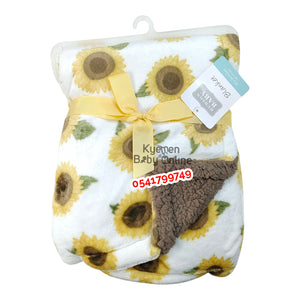 Baby Blanket (Hudson Baby) Sunflower - Kyemen Baby Online