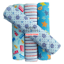 Load image into Gallery viewer, 4 In 1 Coloured Cot Sheet / Receiving Blanket (Baby Of Mine) 150cm * 100cm - Kyemen Baby Online
