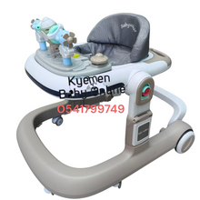 Load image into Gallery viewer, 4-In-1 Baby Walker With Music, Push Walker, Feeding Table Without Interactive Toys (510) - Kyemen Baby Online
