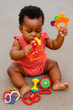 Load image into Gallery viewer, Baby Toy (Baby Star Rattle Set 4pcs) [Type 2] - Kyemen Baby Online
