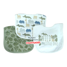 Load image into Gallery viewer, Baby Bib (Little) Wild 3Pcs - Kyemen Baby Online
