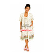 Load image into Gallery viewer, Breastfeeding Night Gown With Inner And Short Sleeves Coat (Suimeiran / Size 6-12) - Kyemen Baby Online
