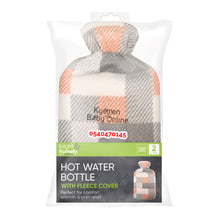 Load image into Gallery viewer, Hot Water Bottle With Fleece Cover / Pain Relief Bottle - Kyemen Baby Online
