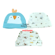 Load image into Gallery viewer, Baby Hat (Kids Center) 3pcs - Kyemen Baby Online
