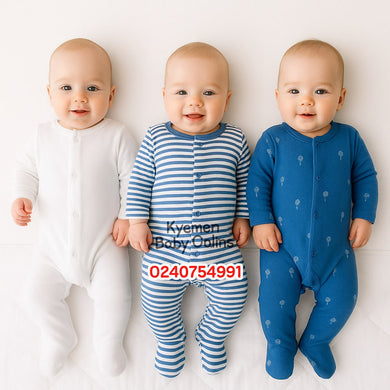 Baby Sleep Suit (George Baby Zootopia) 3pcs - Kyemen Baby Online