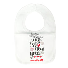 Load image into Gallery viewer, Baby Unisex Bib (My First Christmas) - Kyemen Baby Online
