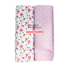 Load image into Gallery viewer, 2 In 1 Coloured Cotsheet / Receiving Blanket (39in*59in) Child Of Mine - Kyemen Baby Online

