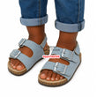Load image into Gallery viewer, Baby Birkenstock Sandals (Old Navy) Grey - Kyemen Baby Online
