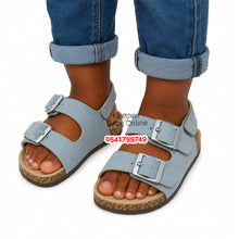 Load image into Gallery viewer, Baby Birkenstock Sandals (Old Navy) Grey - Kyemen Baby Online
