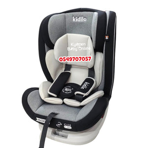 Car Seat (Kidilo 360° Rotation Type 1) Light Grey