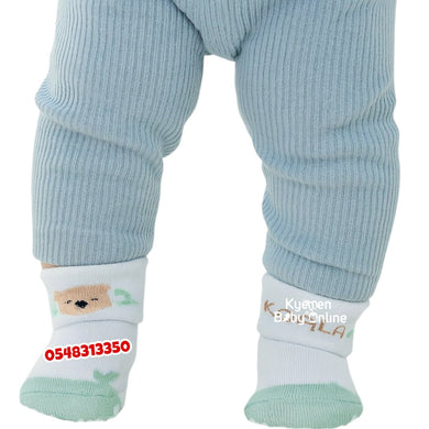 Baby Boy Socks 3pcs (Bebe Favour) Koala Bear 0-9m. - Kyemen Baby Online