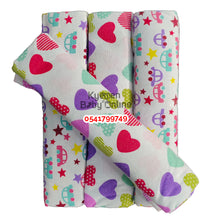 Load image into Gallery viewer, 4 In 1 Coloured Cot Sheet / Receiving Blanket (Baby Of Mine) 150cm * 100cm - Kyemen Baby Online
