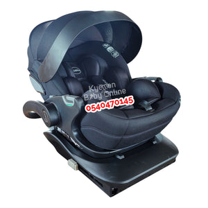 Baby Car Seat Carrier With Base (Kidilo KBH602) Black