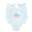 Load image into Gallery viewer, Baby Bodysuit (Bebe Favour) All White (Sleeveless)
