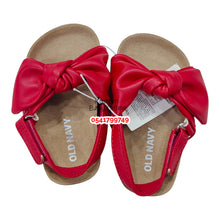 Load image into Gallery viewer, Baby Girl Birkenstock Sandals (Old Navy) Red - Kyemen Baby Online
