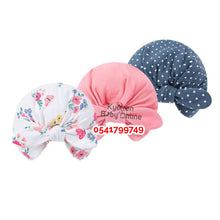 Load image into Gallery viewer, Baby Turban 3Pcs (Hudson Baby)Butterfly 0-6m
