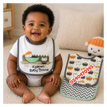Load image into Gallery viewer, Baby Bib (Little) Sushi 3Pcs - Kyemen Baby Online
