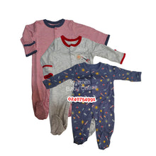 Load image into Gallery viewer, Baby Sleep Suit / Sleep Wear / Overall (Mamas And Papas 3pcs) 6-9 Months. - Kyemen Baby Online
