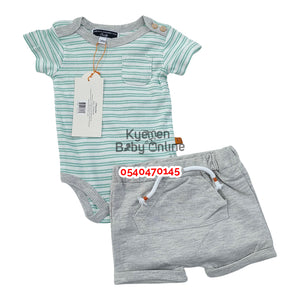 Baby Bodysuit With Shorts (French Baby) - Kyemen Baby Online